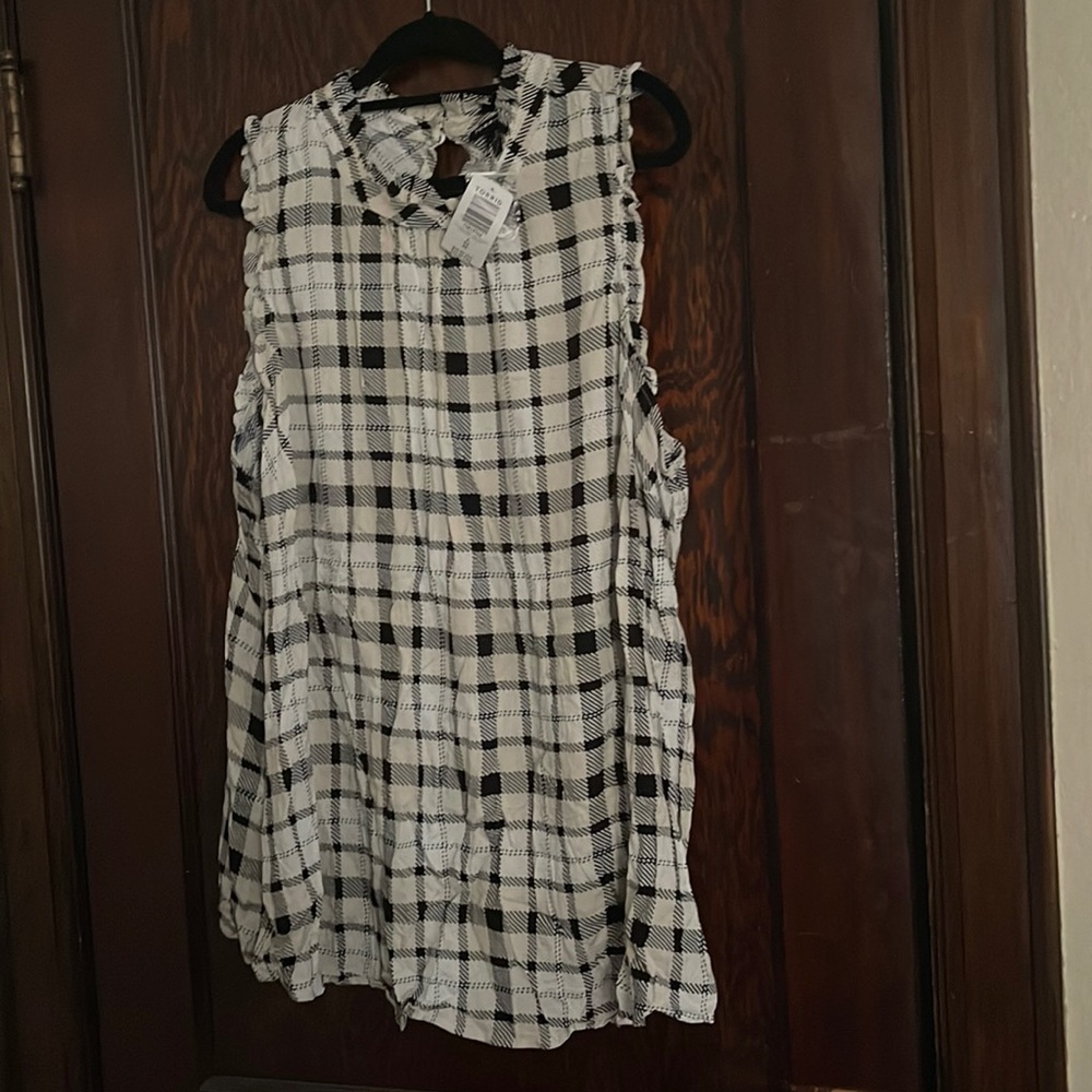Plaid tank size 4x from Torrid